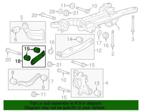 Barra de enlace estabilizadora de suspensión trasera genuina GM 2010-2020 Buick Chevrolet Foto 2 de 2