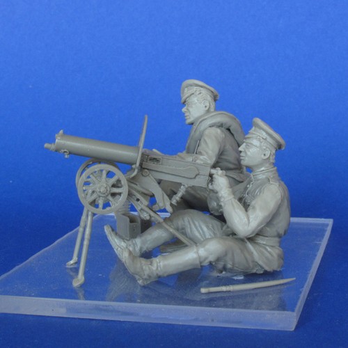 MasterClub 1/35 russische Armee Soldaten mit Maschinengewehr im Ersten Weltkrieg Harz Set (35130) - Bild 4 von 6