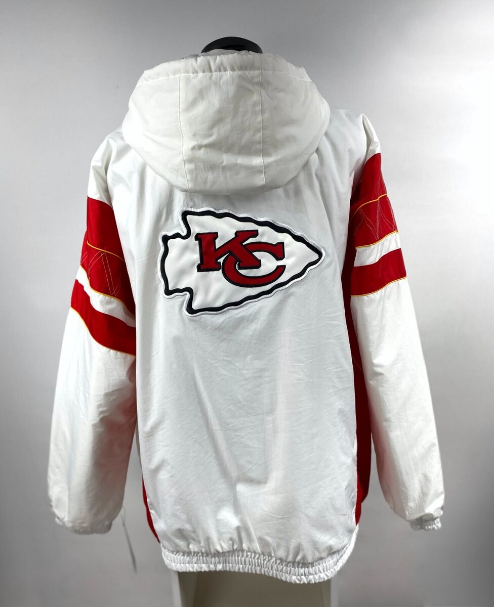 Kansas City Chiefs Jacket Starter Hooded Half Zip Pullover Kansas City Chiefs Jacket Starter Hooded Half Zip Pullover