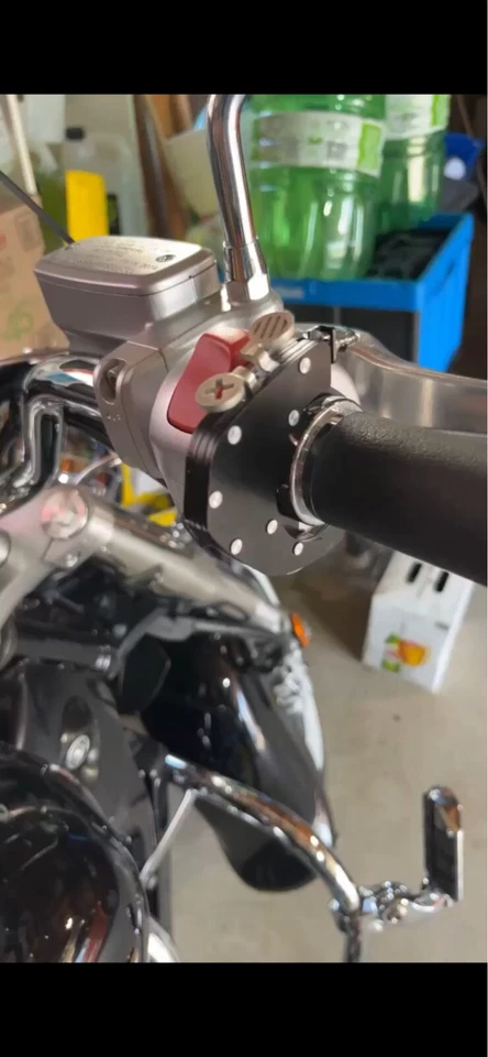 Kit superior de asistencia del acelerador control del acelerador del motor bloqueo de crucero inoxidable motocicleta Foto 4 de 4