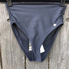 Sunseeker Australia Slate Gray Bikini Bottom Sz US 10, AU 12 Swim High Waist ⭐️