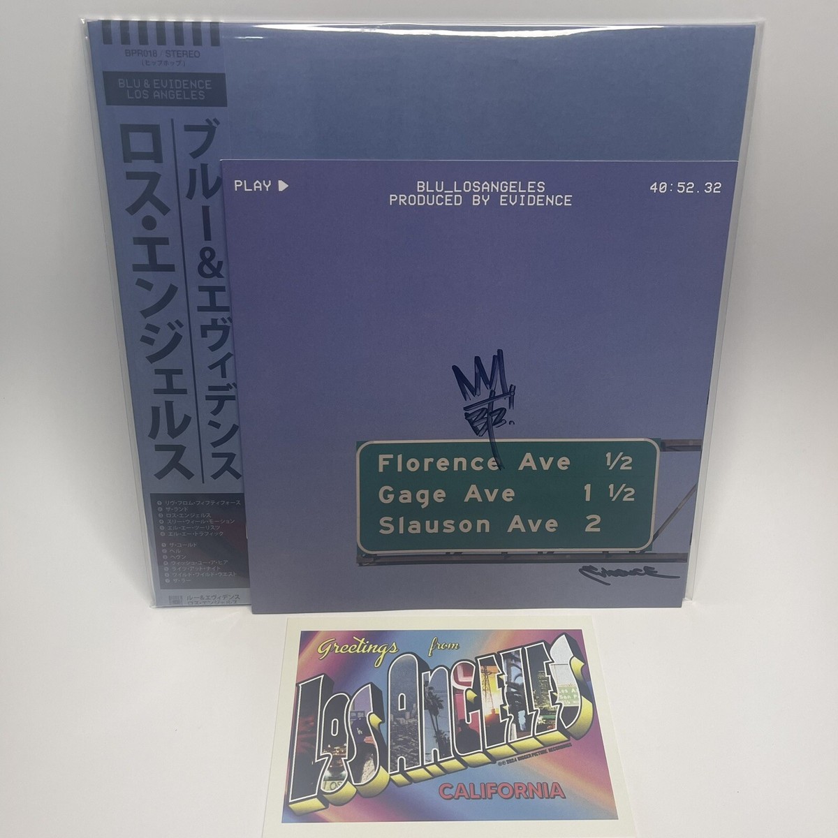 BLU & EVIDENCE - LOS ANGELES LP レコード 【公式通販】