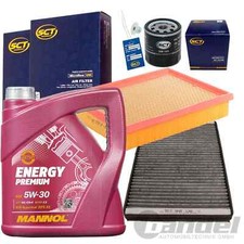 FILTERSET PAKET+5W30 MOTORÖL für 1.4 1.6 1.8 2.0+16V+OPC OPEL ZAFIRA A ASTRA G+H