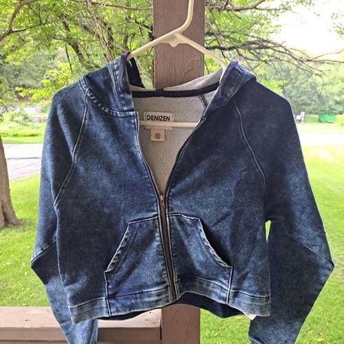 Levis Cropped Hoodie Jacket - M