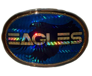 Pacifica Eagles Band Prism 1977 Belt Buckle