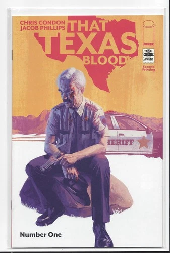 That Texas Blood #1 C 2nd Print Jacob Phillips Variant NM/NM+ Image Comics 2020