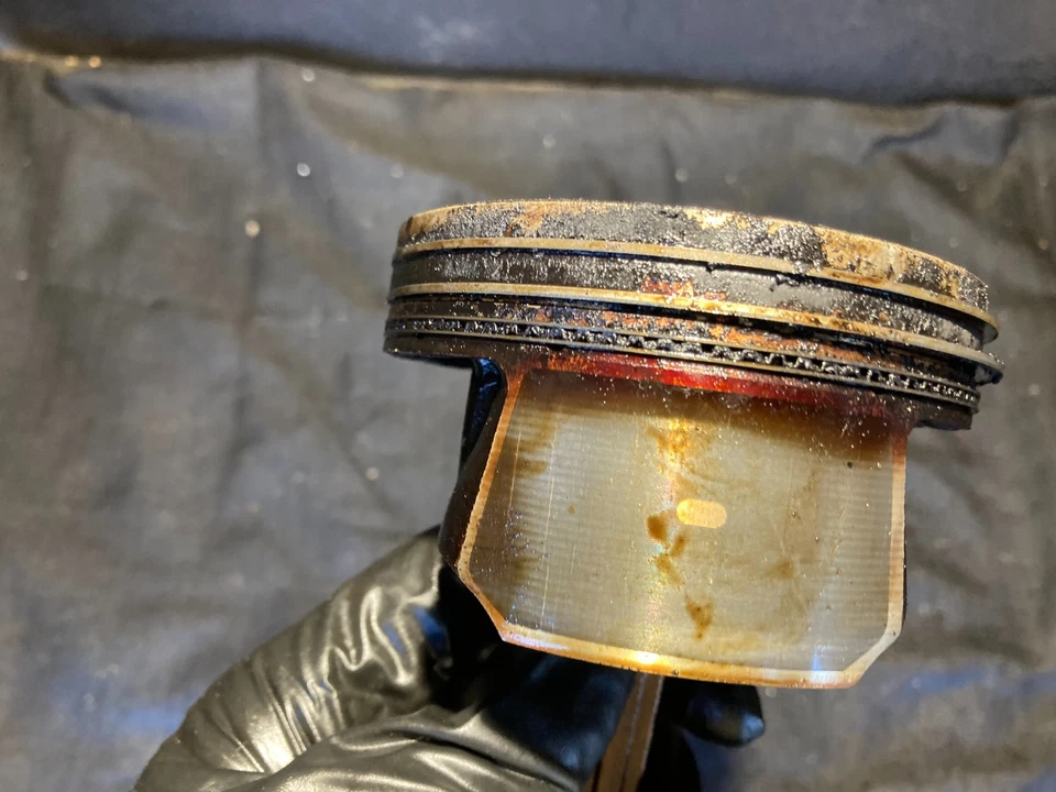 07-15 Mazda CX-9 Duratec 3,7 L pistón y varilla de conexión Foto 3 de 4