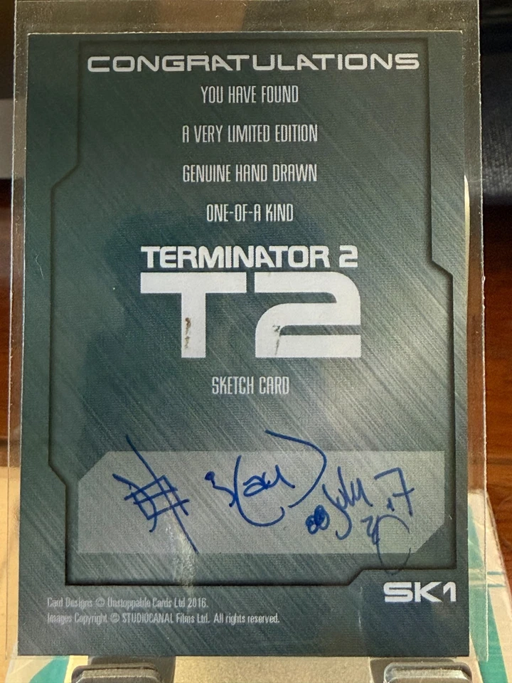 Unstoppable Terminator T2 Sketch J(ay) 1/1 [y1471] - Image 2 of 2
