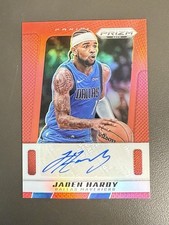 2024-25 Prizm Deca Jaden Hardy #PDS-HAR Red Prizm Auto /99
