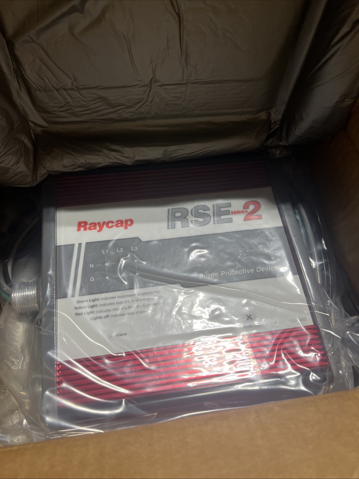 Raycap Surge Protection Device 277/480. 100kA w/ Surge And TOV Counter