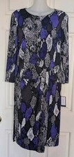 Nine West Size 4 (US) 8 (UK/Aus) Purple Stretch Dress BNWT