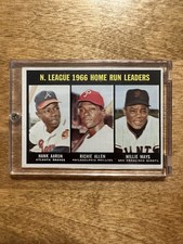 1967 Topps - Willie Mays, Hank Aaron, Dick Allen #244
