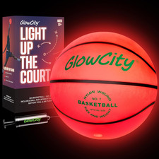 Glow in The Dark Basketball - Size 5, 6, 7 Light Up Ball for Kids, Teens  Adult