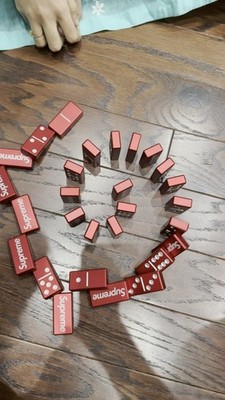 Supreme Aluminum Domino Set Red FW22 | eBay