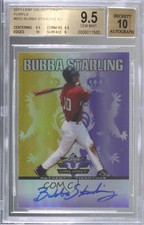 2011 Leaf Valiant Purple 23/25 Bubba Starling #VA-BS2 BGS 9.5 GEM MINT Auto u2h