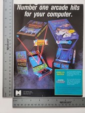 Number One Arcade Hits Kung Fu Master Karate Champ Game Print Advertisement