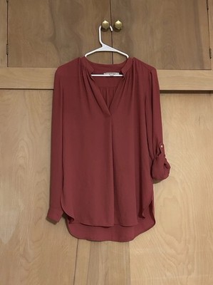 Lott Women s Brick Red  Blouse