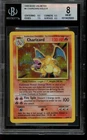 BGS 8 NM-MT Pokemon Charizard Base Set Holo 4/102
