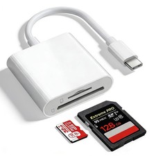 SD Card Reader for iPhone17/16/15,Support SD, Micro SD