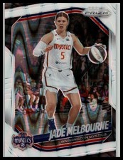 2025 Panini Prizm WNBA #128 Jade Melbourne White Seismic Prizms
