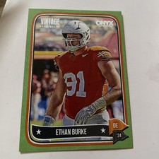 2024 Onyx Vintage - GREEN Parallel - Ethan Burke /50