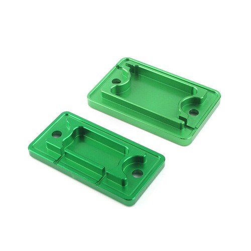 For Kawasaki KLX125 150S KLX250 Front Rear Brake Reservoir Fluid Covers Caps - Picture 9 of 10