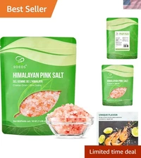 Natural Coarse Grain 16 Oz Himalayan Pink Salt - Mineral-Rich Flavor Booster