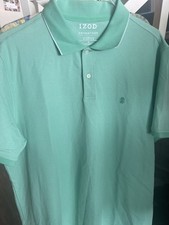 Men  s Polo Shirt IZOD Size XL. Advantage Performance. Natural Stretch