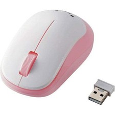 ELECOM Blue LED Mouse/EPRIM/Wireless/3 Buttons/Pink M-DY12DBPNNEW