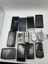 Lot of 12 Phones , GPS, MP3 Player As-Is   For Parts / Repair / Gold Recovery