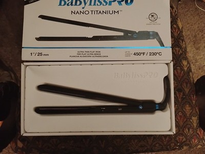 BaByliss PRO Nano Titanium 1'' Flat Iron - BNT2071SPC (Blue)