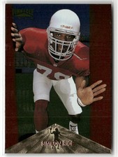 1996 PINNACLE #181 SIMEON RICE FOIL ARIZONA CARDINALS RC