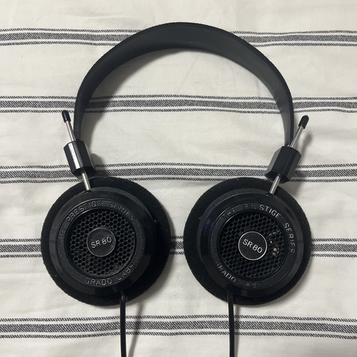 Grado SR80 On-Ear Wired Headphones - Black