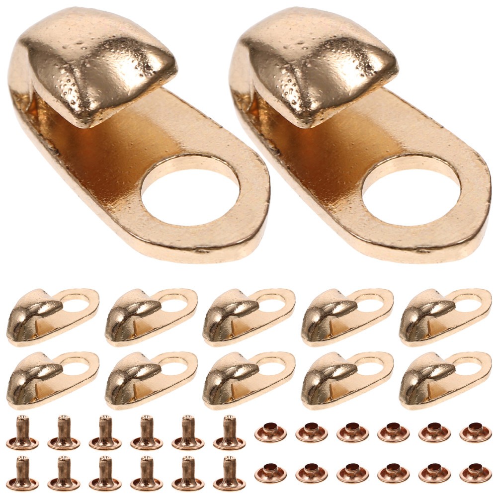 20 Pcs Metal Shoe Buckle Boot Buckle Eyelet Hooks for Hiking Climbing Repair