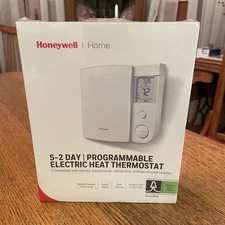 Honeywell RLV4305A1000/E1 Corded 5-2 Day Programmable Thermostat Sealed/New