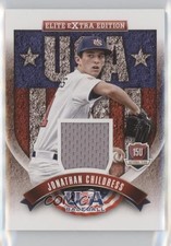 2015 Elite Extra Edition USA Baseball 15U Game Jerseys Jonathan Childress 03rx