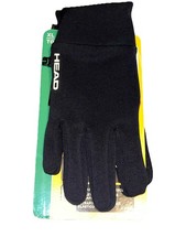 Head Men's Touchscreen Sensatec Stretch Fleece Running Gloves Black - XL