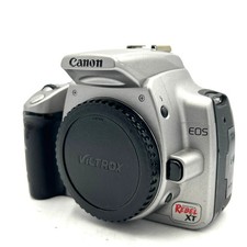 Used Canon Rebel XT DSLR Camera Body Silver 