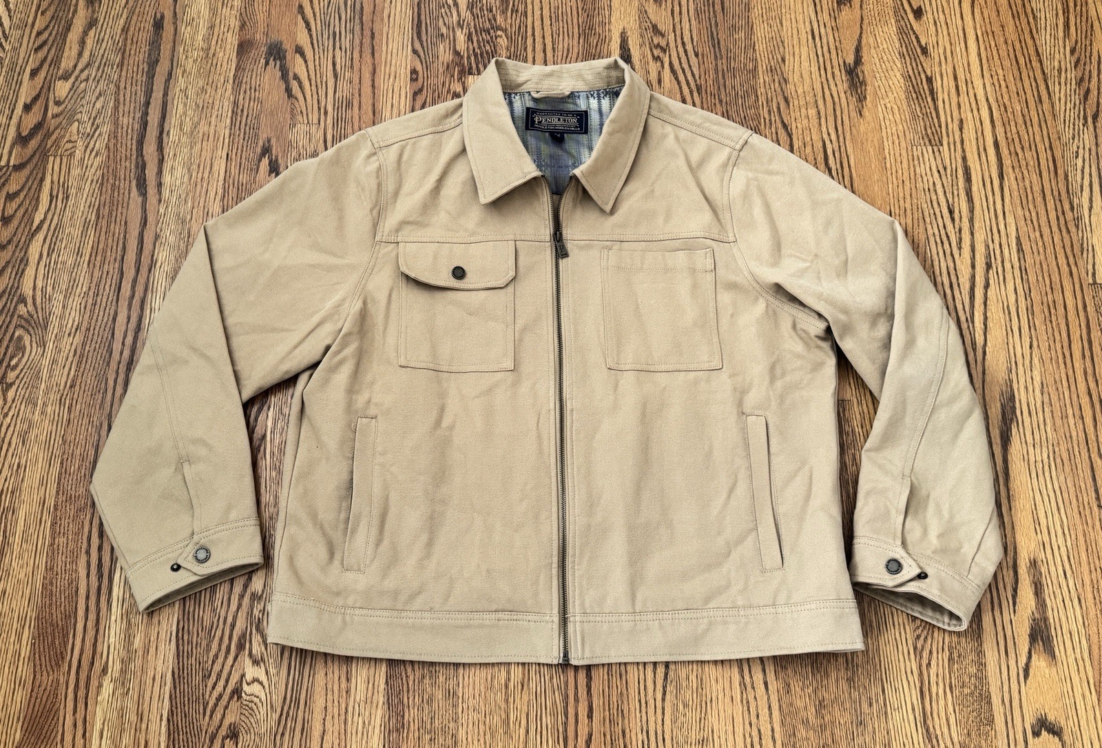 Pendleton Dry Goods Full Zip Canvas Workwear Chor… - image 1