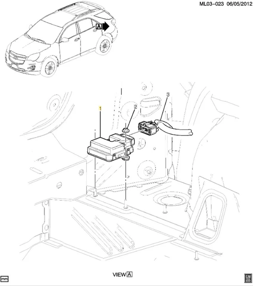 Fuel Pump Control Module Buick Regal Cadillac SRX Chevrolet Equinox GMC Terrain - Image 3 of 4