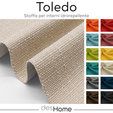 Tessuto al metro idrorepellente stoffa per divani tappezzeria arredo - Toledo