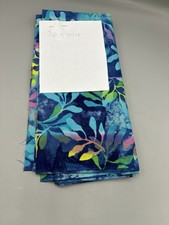 Batik Cotton Fabric Beautiful Floral Piece 30 X 44