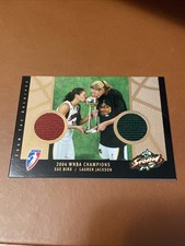 2005 Rittenhouse WNBA Sue Bird / Lauren Jackson Dual Jersey Patch Relic #DR1
