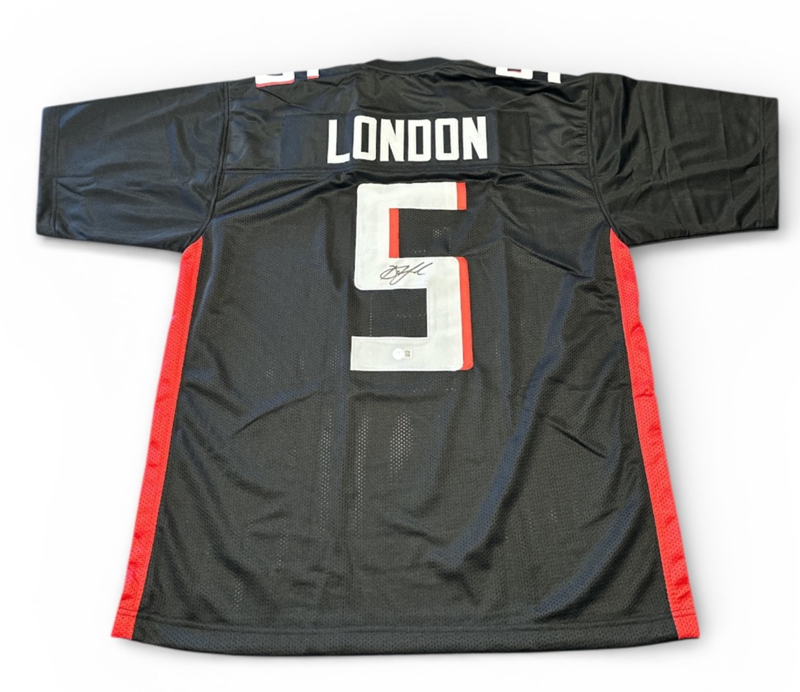 Drake London Autographed Signed Atlanta Falcons Falcons Custom Jersey (Beckett) 