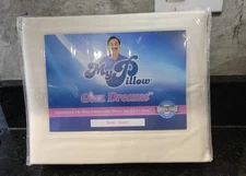 My Pillow Bed Sheet Set 100% Giza Certified Egyptian Cotton Twin IVORY New