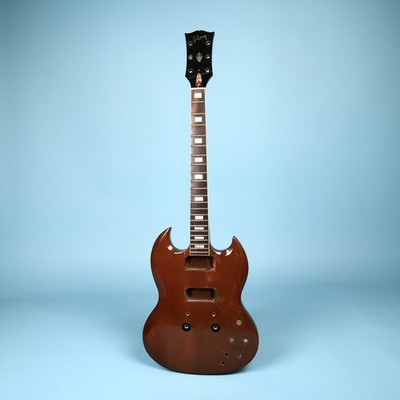 【レア】Gibson Standard 1972 Gibson SG Standard Body & Neck Husk Walnut Brown Vintage