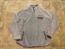 Simply Southern Sweater Womens XXL Gray Sherpa Fleece 1/4 Zip Pullover Cozy