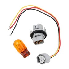 3 PCS Turn Signal Light Socket and Wiring Harness Set, Connector Replacement