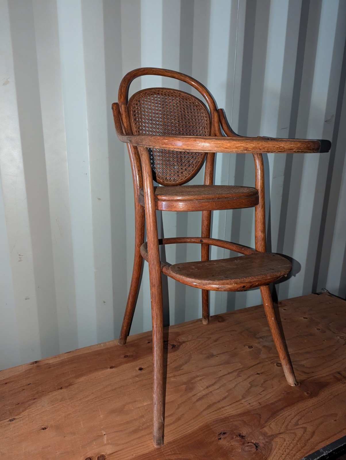 Antique Vintage Child's Thonet Austria High Chair- collectors