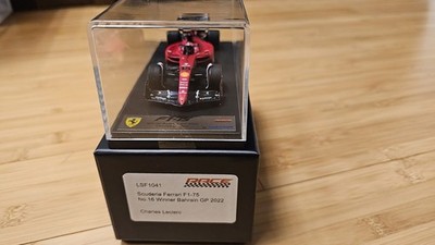 Looksmart Ferrari F1-75 N 16 WINNER BAHRAIN GP 2022 LECLERC F1 1/43 no BBR
